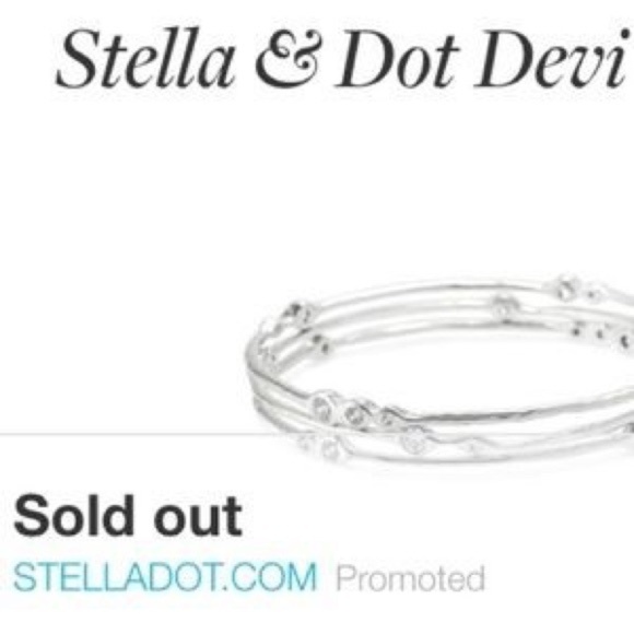 :: S&D [3] SILVER Sparkle Devi Bangle Bracelets - Picture 3 of 3